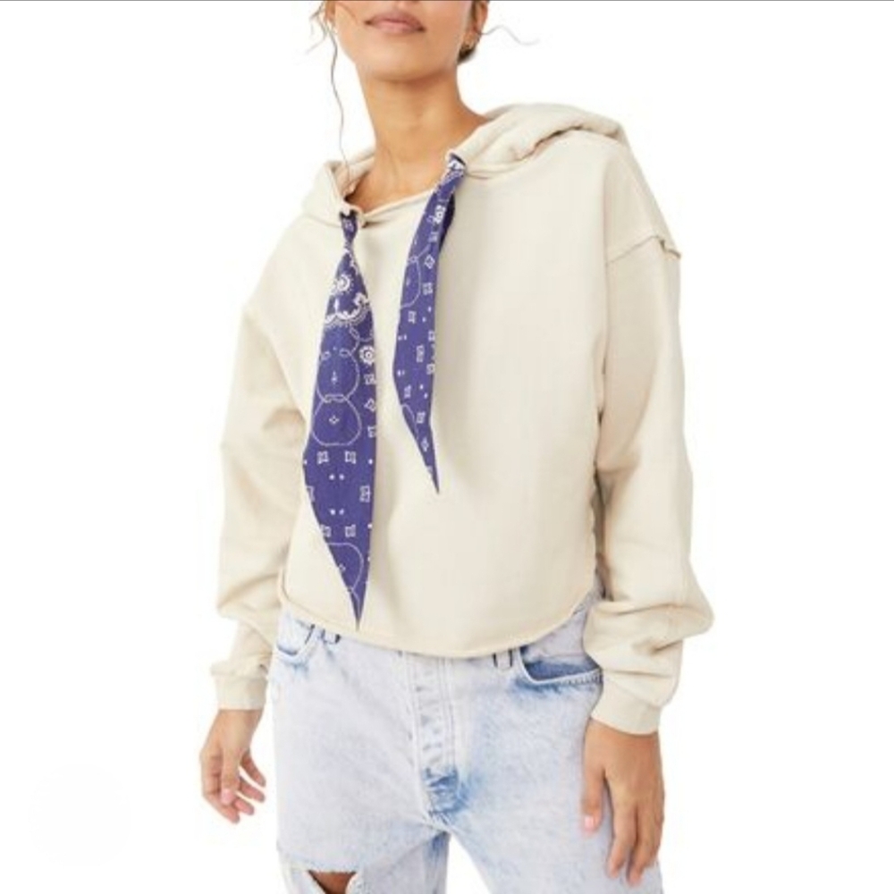 Free People NWOT Backyard Hoodie M